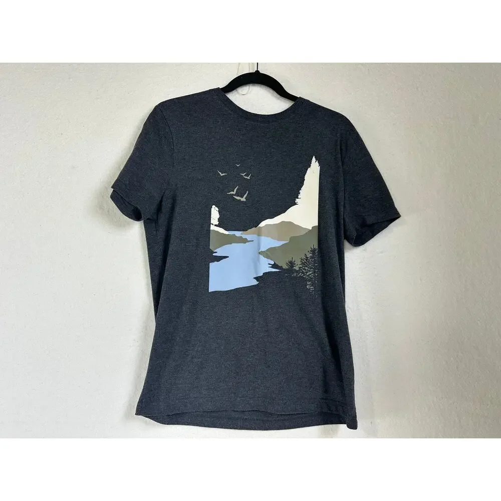 Banana Republic Brand Men's Outdoors Heather Gray Tee Size M